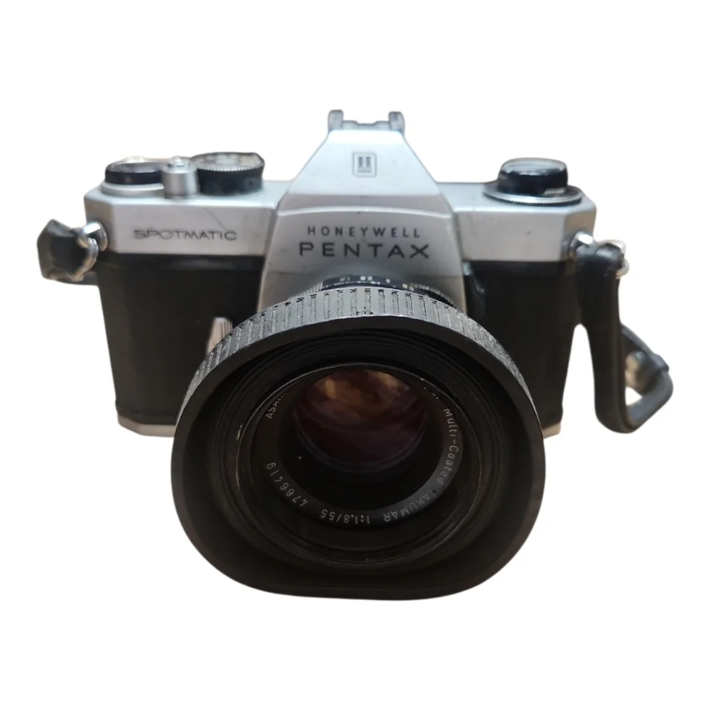 Honeywell Pentax Spotmatic 35mm Film Camera Vintage with Accessories